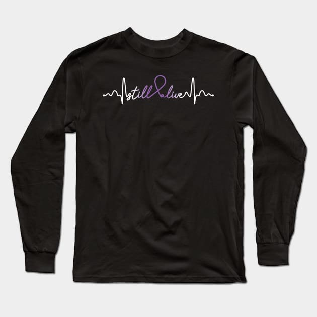Still Alive- Epilepsy Gifts Epilepsy Awareness Long Sleeve T-Shirt by AwarenessClub